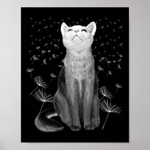Affiche Chats 365 Chats 365 Pissenlit Chat Graphique