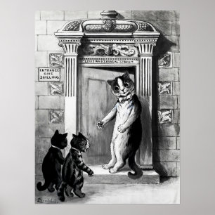 Affiche Chats de Louis Wain