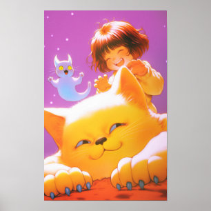 Affiche Chats d'Halloween