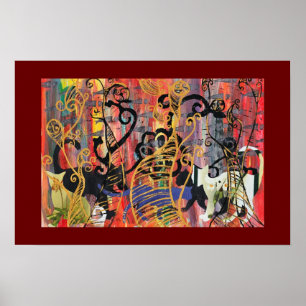 Affiche Chats d'orchidée