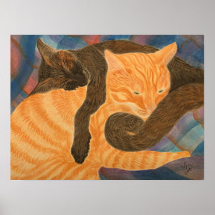 Affiche Chats Et Plats