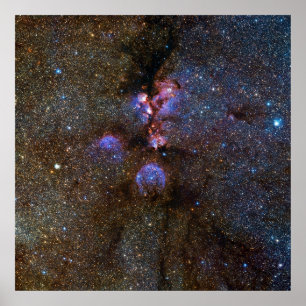 Affiche Chats Paw Nebula à Scorpius - photo de l'espace