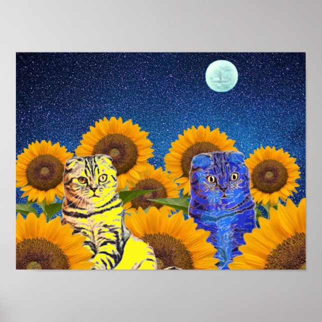 Affiche Chats pour l'Ukraine (Devant)