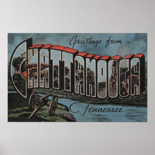 Affiche Chattanooga (Tennessee)