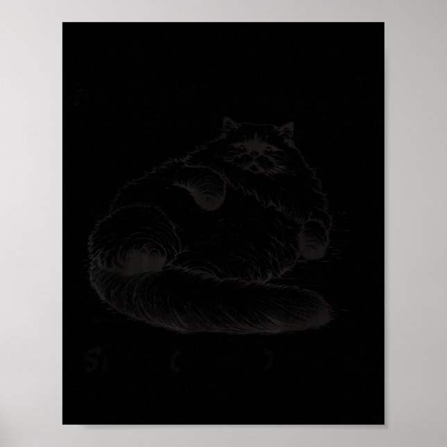 Affiche Chatte mère je ne suis que peau et os  (Devant)