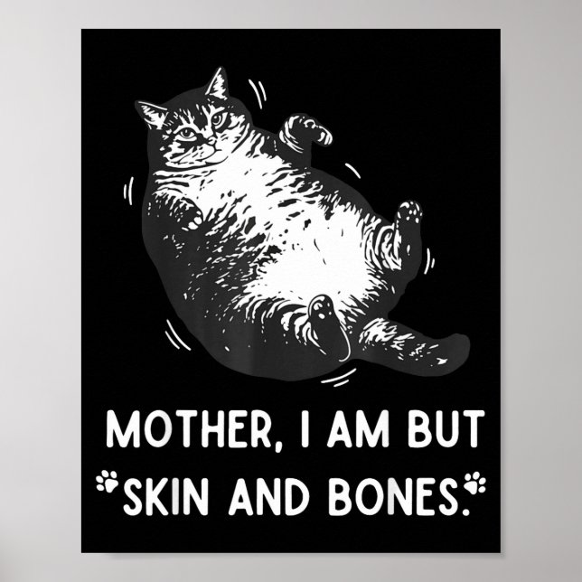 Affiche Chatte mère je ne suis que peau et os (Devant)