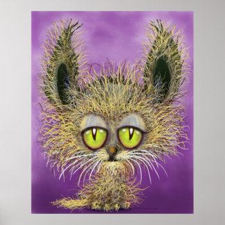 Affiche chaude et fuzzy