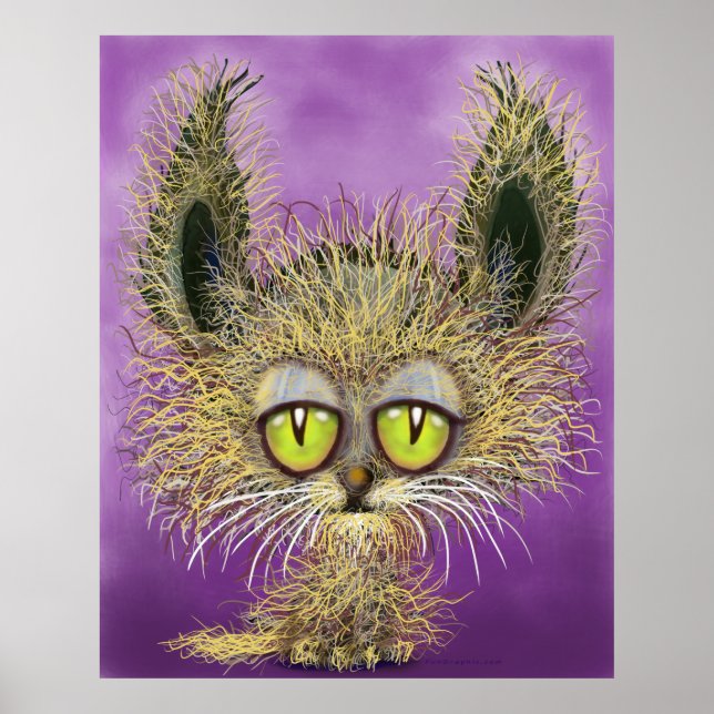 Affiche chaude et fuzzy (Devant)