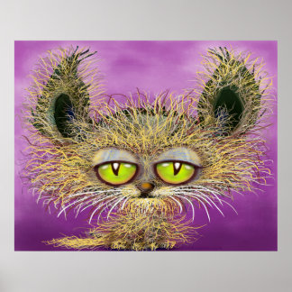 Affiche chaude et fuzzy