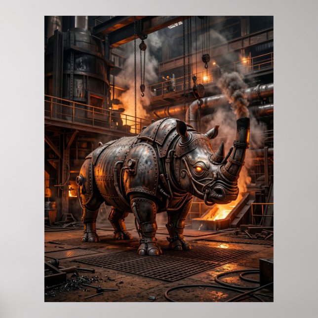 Affiche Chaudière Rhino Charge (Devant)