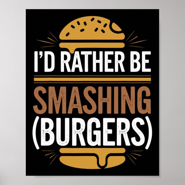 Affiche Chauffage Burger Lover Grillé Cheeseburger Plat To (Devant)
