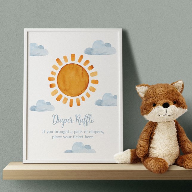 Affiche Chauffage de Baby shower solaire (Créateur téléchargé)