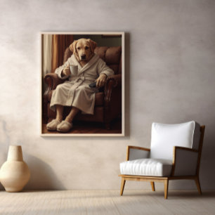 Affiche Chaussons, Café Et Autorité Du Jouet À Chew