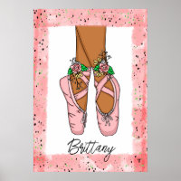 Chaussons de ballet d’art mural pour filles person