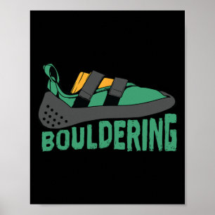Affiche Chaussure d'escalade Sport de bloc