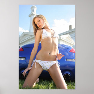 Affiche Chaussure en maillot de bain