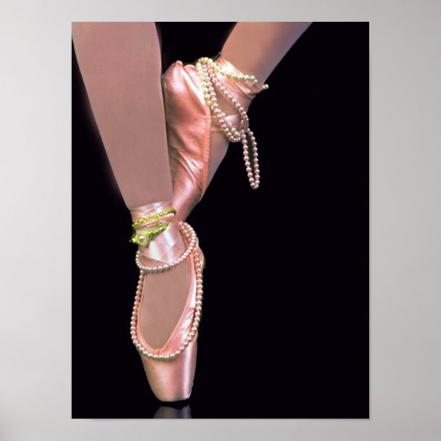 Affiche Chaussures de ballet (Devant)