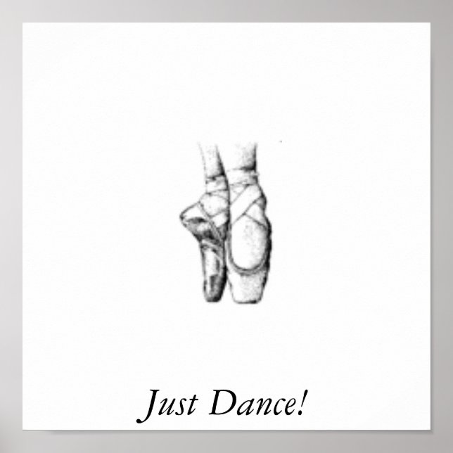 Affiche chaussures de ballet2, Just Dance! (Devant)