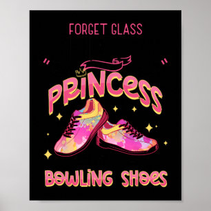 Affiche Chaussures de bowling drôles de princesse pour qui