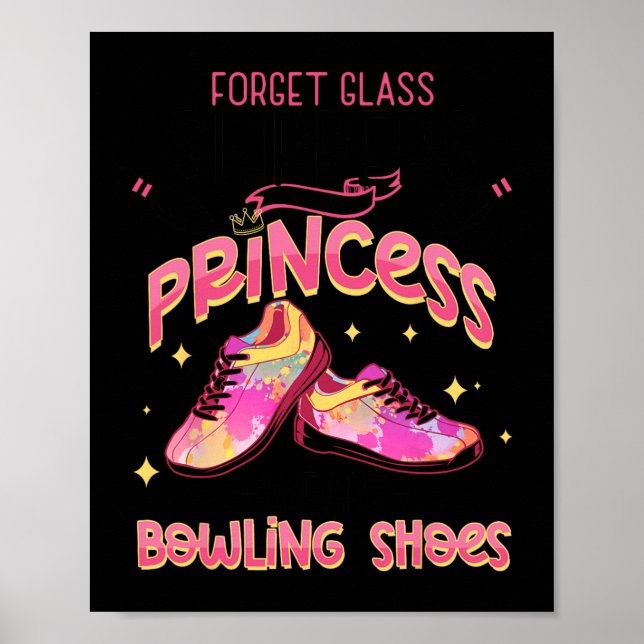 Affiche Chaussures de bowling drôles de princesse pour qui (Devant)