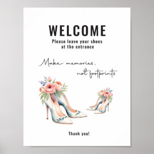 Affiche Chaussures de panneau client Airbnb