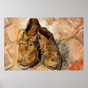 Affiche Chaussures de Van Gogh Peinture Art