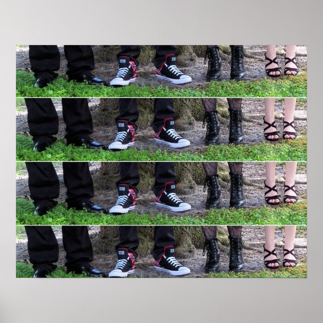 Affiche Chaussures mariages (Devant)