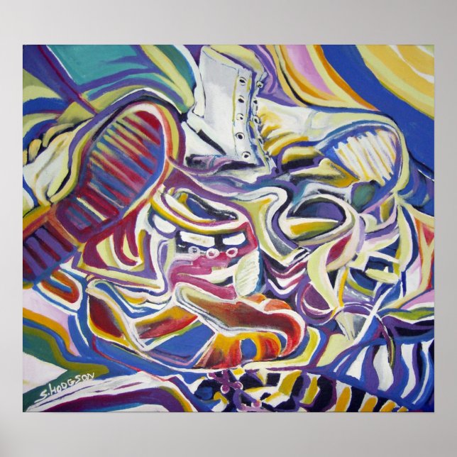 Affiche Chaussures simples (Devant)