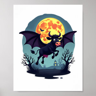 Affiche Chauve-souris à minuit