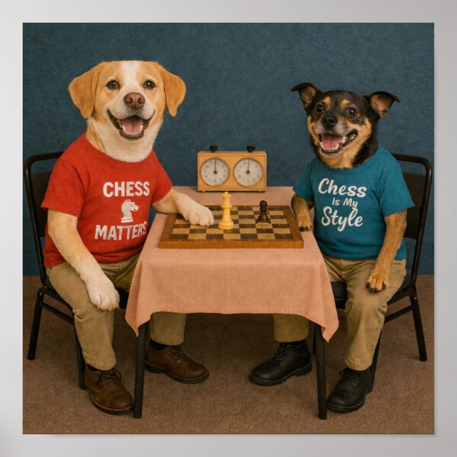 Affiche "Checkmate" (Devant)