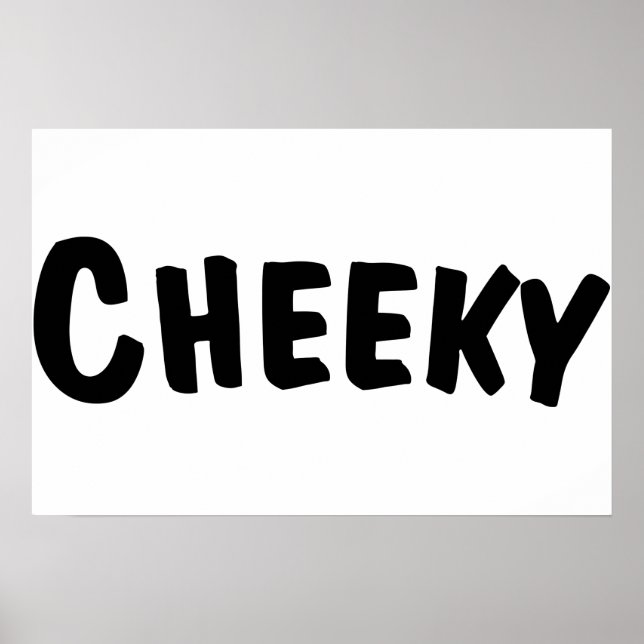 Affiche Cheeky (Devant)