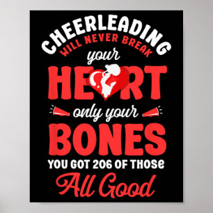 Affiche Cheer Cheerleading Cheerleading Ne Cassera Jamais