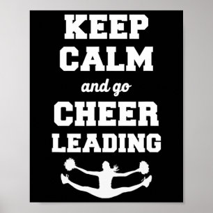 Affiche Cheer Cheerleading Gardez Votre Calme Et Allez Che