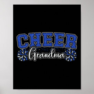 Affiche Cheer Grand-mère Mon pom-pom girl préféré m'appell