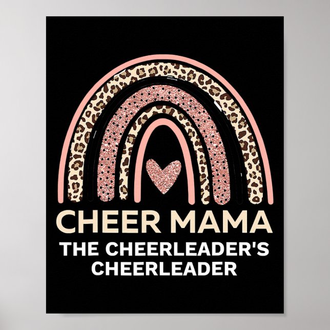 Affiche Cheer Mama CheerMom Femme Pom-pom girl Maman (Devant)