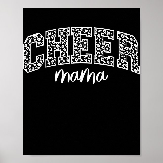 Affiche Cheer Mama CheerMom Femme Pom-pom girl Maman (Devant)