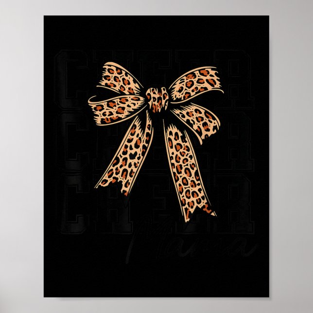 Affiche Cheer maman Pom-pom girl Cheer maman Plus grand fa (Devant)