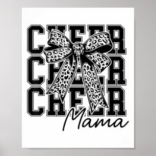 Affiche Cheer maman Pom-pom girl Cheer maman Plus grand fa