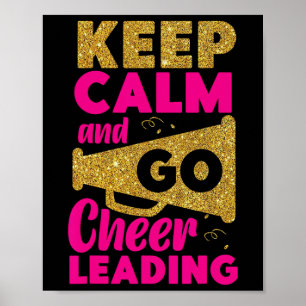 Affiche Cheer Menant Keep Calm And Go Cheerleading _