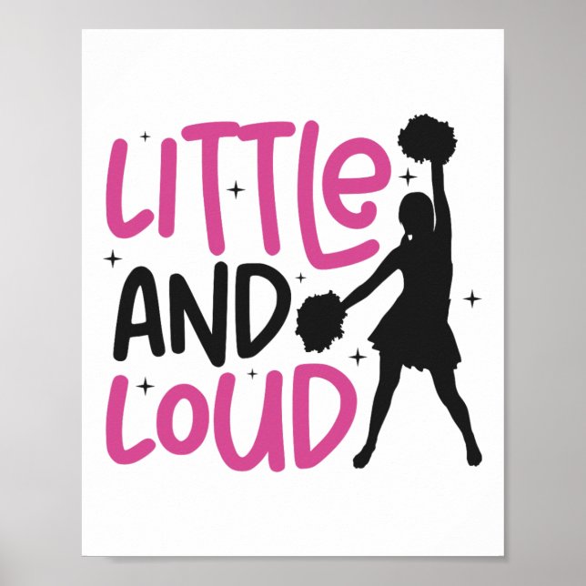 Affiche Cheer Menant petite et fort (Devant)