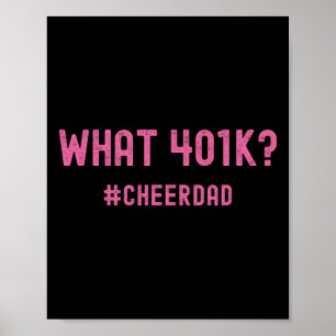 Affiche Cheer Papa Rose Pom-Pom 401k