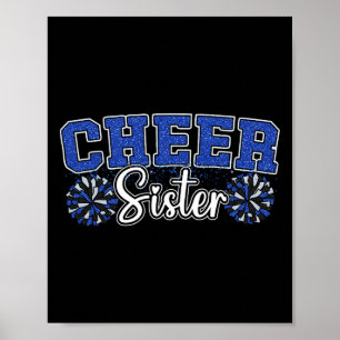 Affiche Cheer Sister Ma pom-pom girl préférée m'appelle Si