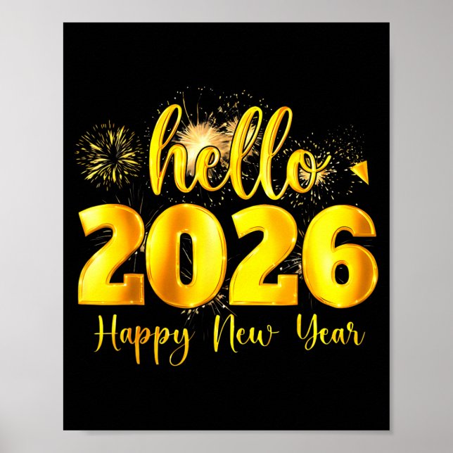 Affiche Cheer To The New Year Happy New Year 2026 Party  (Devant)