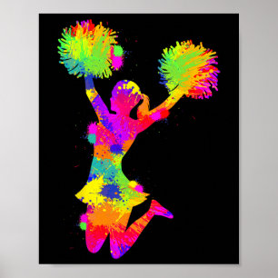 Affiche Cheerleading Acclamation Menagère Filles Enfants