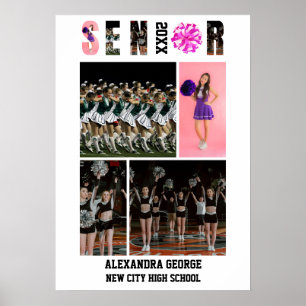 Affiche Cheerleading Acclamations Soirée de fin d'études T