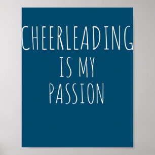Affiche Cheerled Est Ma Passion Drôle Pom-pom girl