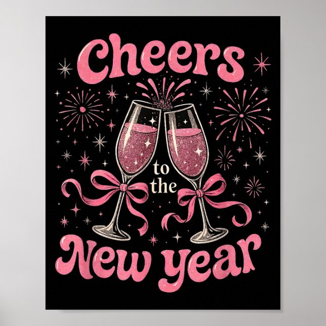 Affiche Cheers To The New Year 2026 Nk Celebration Gift  (Devant)