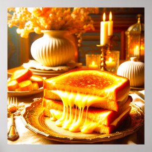 Affiche Cheese Heaven : L'Alimentation Confort Ultime