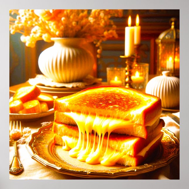 Affiche Cheese Heaven : L'Alimentation Confort Ultime (Devant)