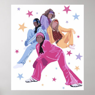 Affiche Cheetah filles 2000s nostalgie raven symone